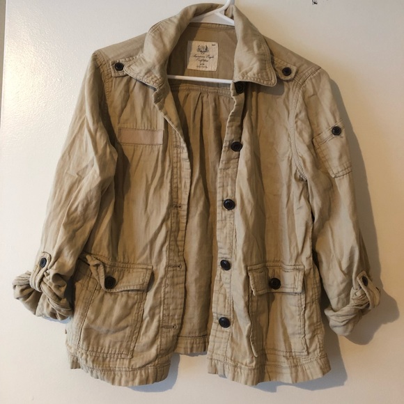 AEO soft khaki layering jacket - Picture 1 of 1